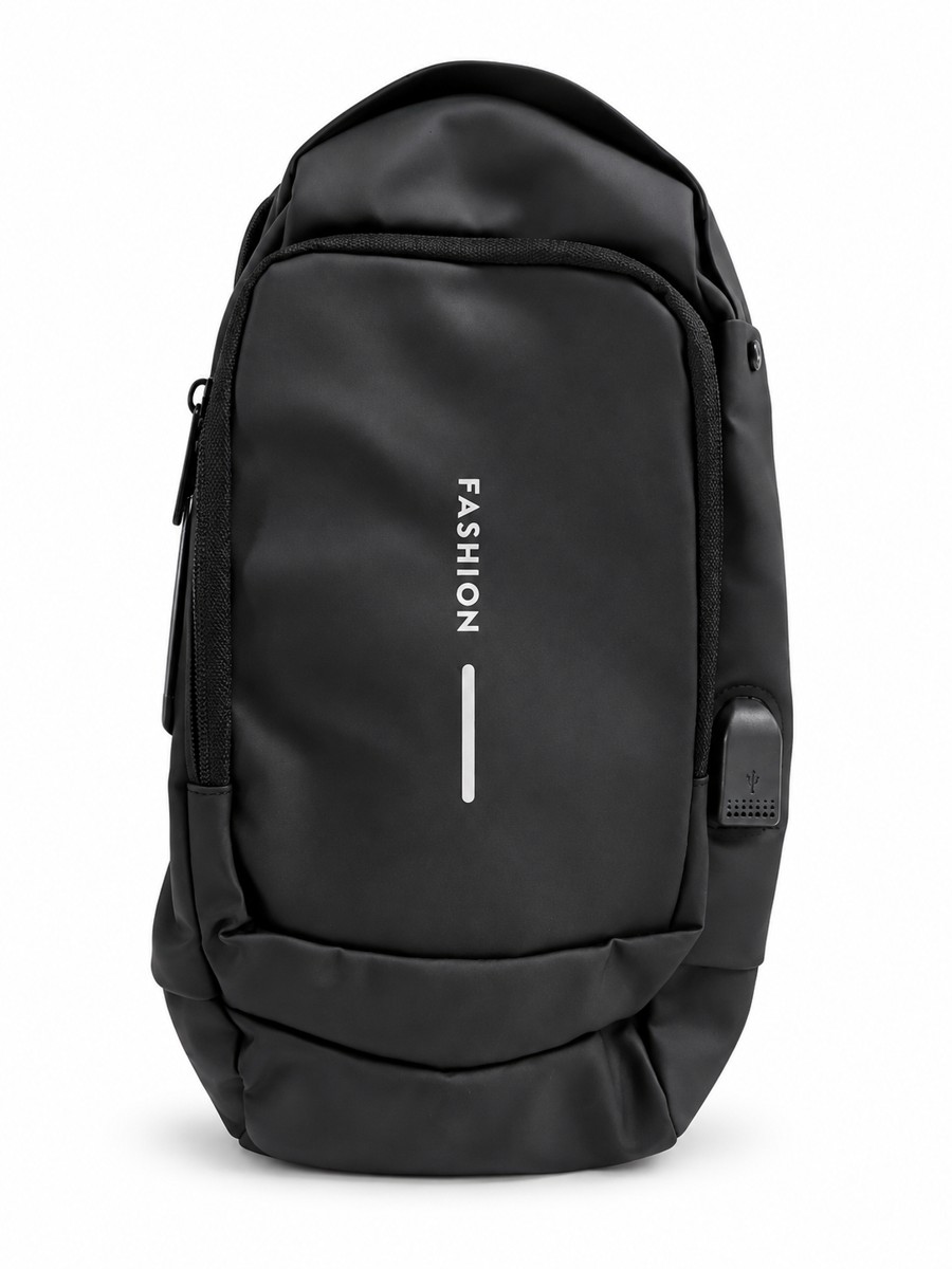 mochila morrales cuerina fashion negra