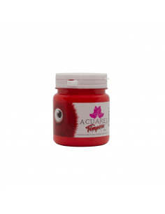 Tempera Acuarel 250g Fluo - Rojo Fluo