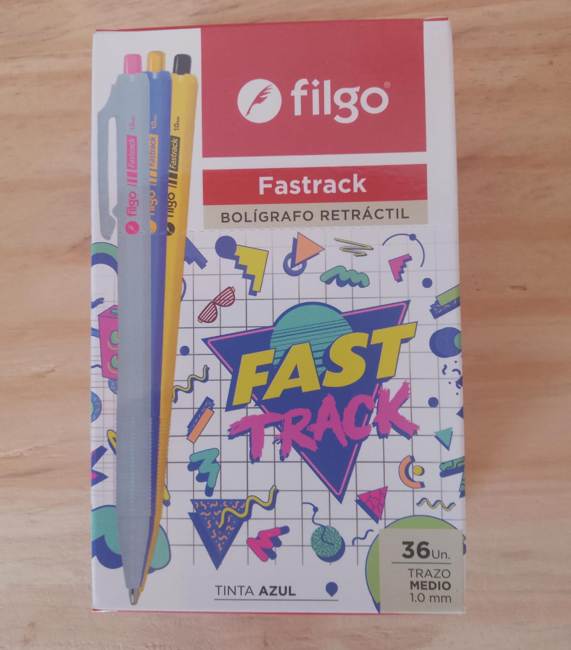Boligrafo Fast Track x36 Unid - Azul
