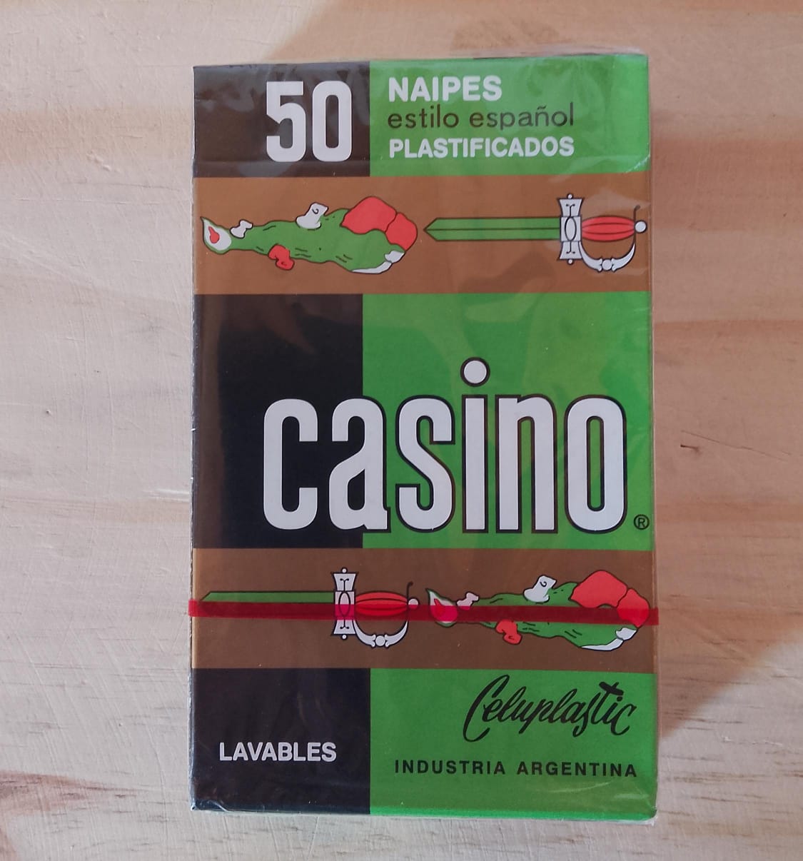 Naipe Casino Plastificado 50 Estilo Español