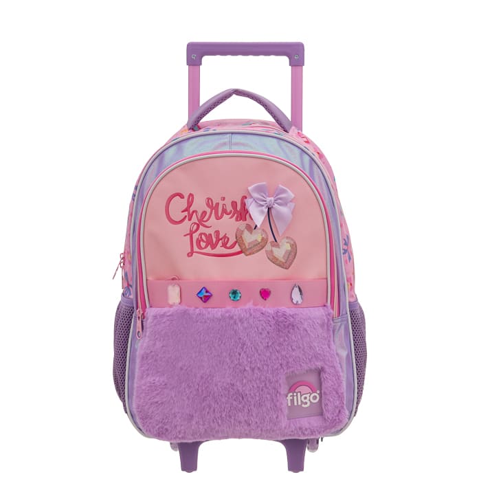 Mochila Filgo Stapak 18 Pulgadas con Carrito - Cherry