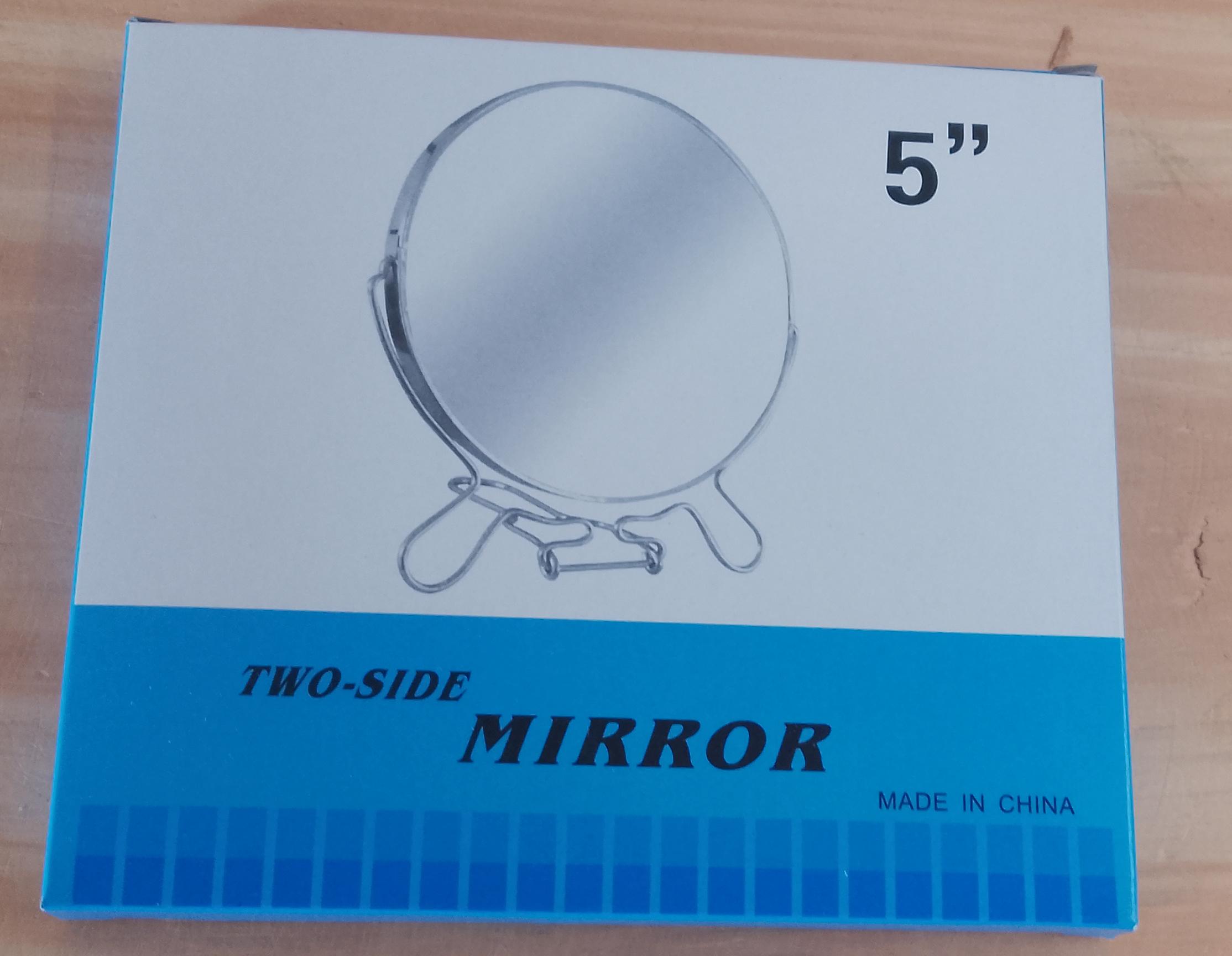 Espejo Mirror  Doble Faz 5"