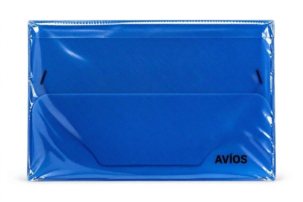 Carpeta PP A5 Con elastico Azul
